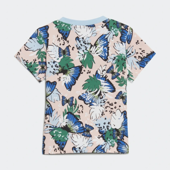 HER STUDIO LONDON ANIMAL FLOWER PRINT TEE