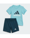 ESSENTIALS ORGANIC COTTON TEE AND SHORTS SET