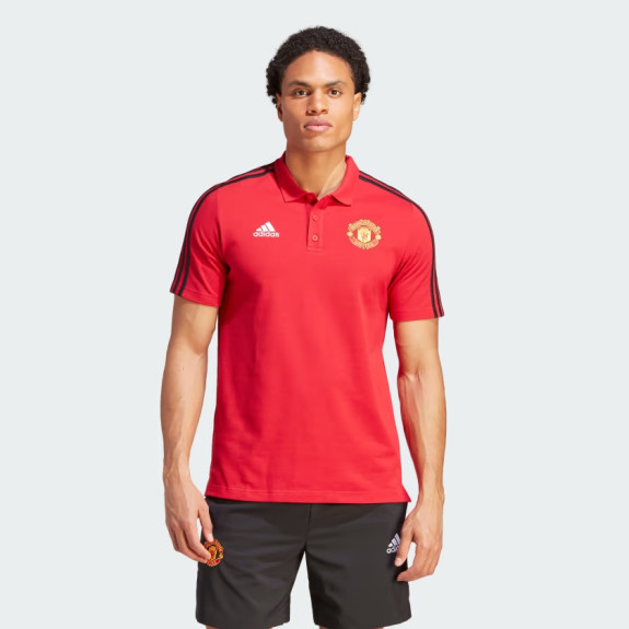 MANCHESTER UNITED DNA 3-STRIPES POLO SHIRT