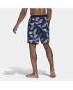 CLASSIC-LENGTH GRAPHIC SWIM SHORTS