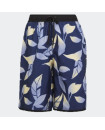 CLASSIC-LENGTH GRAPHIC SWIM SHORTS