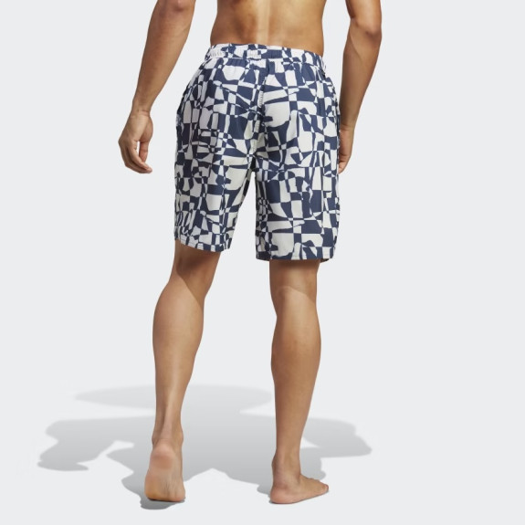 SHREDDED CHECK CLX SWIM SHORTS