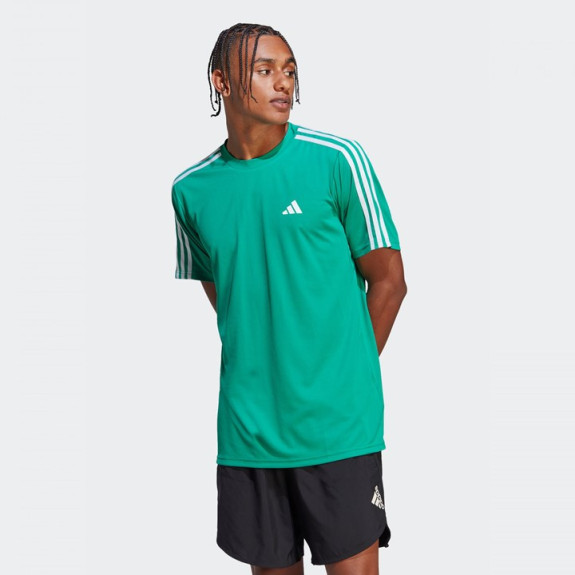 TRAINING ESSENTIALS BASE 3-STRIPES TEE