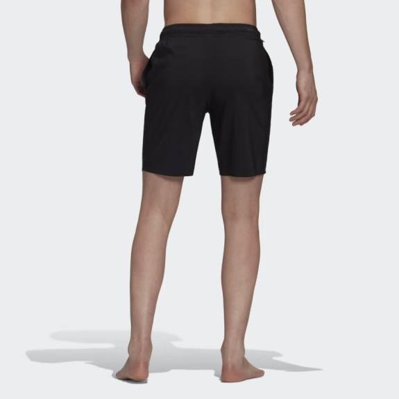 CLASSIC-LENGTH SOLID SWIM SHORTS