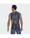 TECHFIT ALLOVER PRINT TRAINING SLEEVELESS TEE