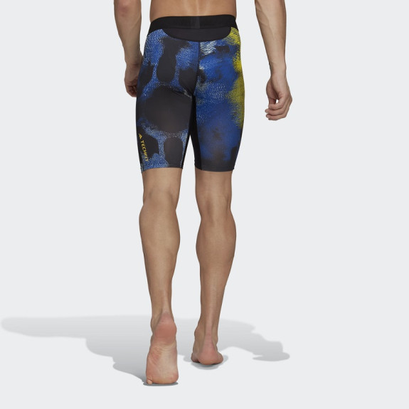 TECHFIT ALLOVER PRINT TRAINING SHORT TIGHTS