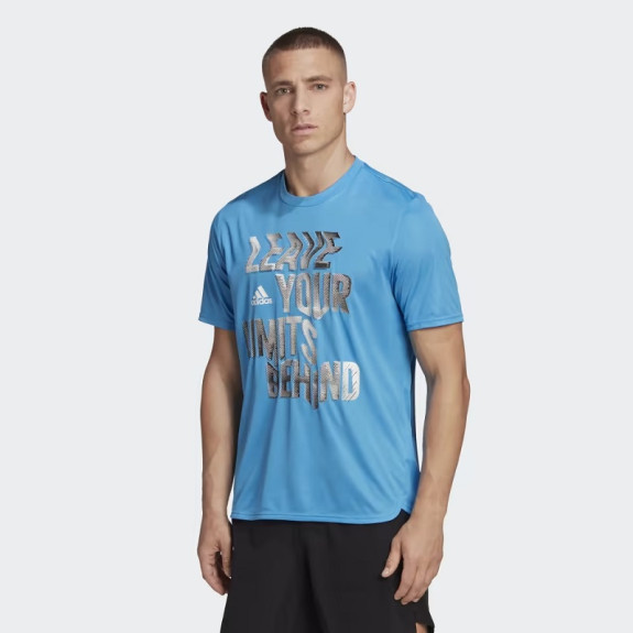 DESIGNED FOR MOVEMENT AEROREADY HIIT SLOGAN TRAINING TEE