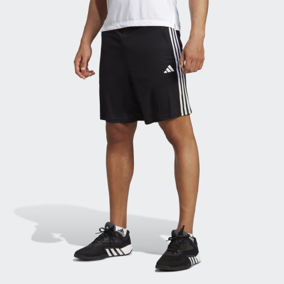 TRAIN ESSENTIALS PIQUÉ 3-STRIPES TRAINING SHORTS