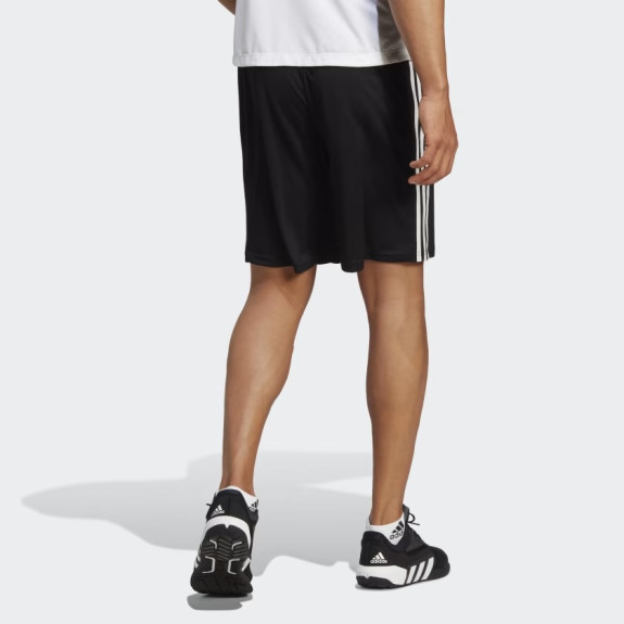 TRAIN ESSENTIALS PIQUÉ 3-STRIPES TRAINING SHORTS