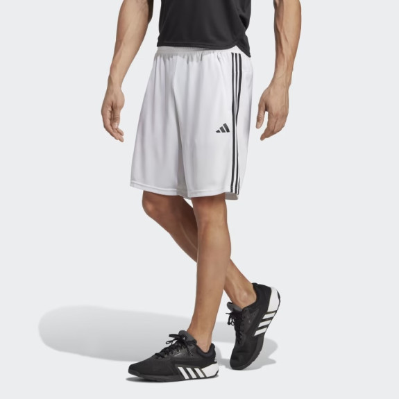 TRAIN ESSENTIALS PIQUÉ 3-STRIPES TRAINING SHORTS