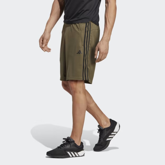 TRAIN ESSENTIALS PIQUÉ 3-STRIPES TRAINING SHORTS