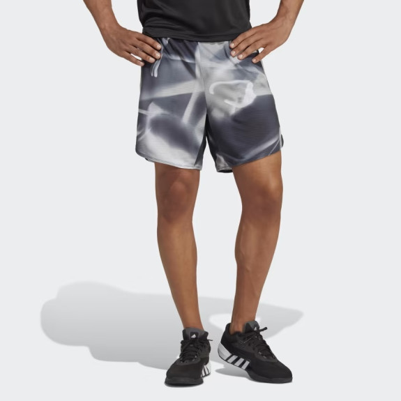 DESIGNED FOR TRAINING HEAT.RDY HIIT ALLOVER PRINT TRAINING SHORTS