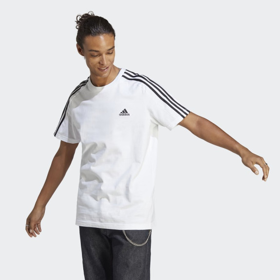 ESSENTIALS SINGLE JERSEY 3-STRIPES TEE