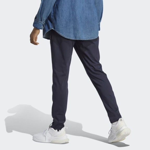 ESSENTIALS SINGLE JERSEY TAPERED OPEN HEM PANTS