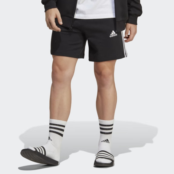 ESSENTIALS FRENCH TERRY 3-STRIPES SHORTS