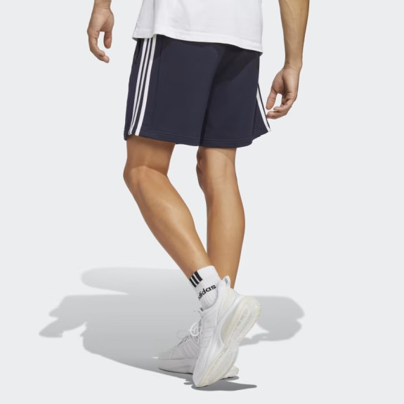 ESSENTIALS FRENCH TERRY 3-STRIPES SHORTS