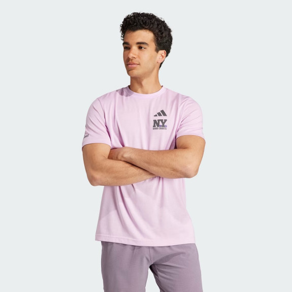 AEROREADY TENNIS NY HARD COURTS GRAPHIC TEE