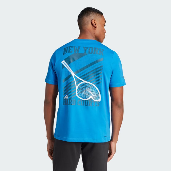 AEROREADY TENNIS NY HARD COURTS GRAPHIC TEE