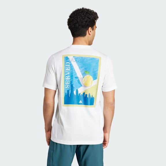 AEROREADY TENNIS DAILY SERVED GRAPHIC TEE