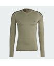 TECHFIT 3-STRIPES TRAINING LONG SLEEVE TEE