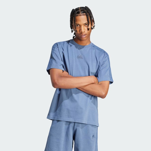 ALL SZN 3-STRIPES GRAMENT WASH TEE