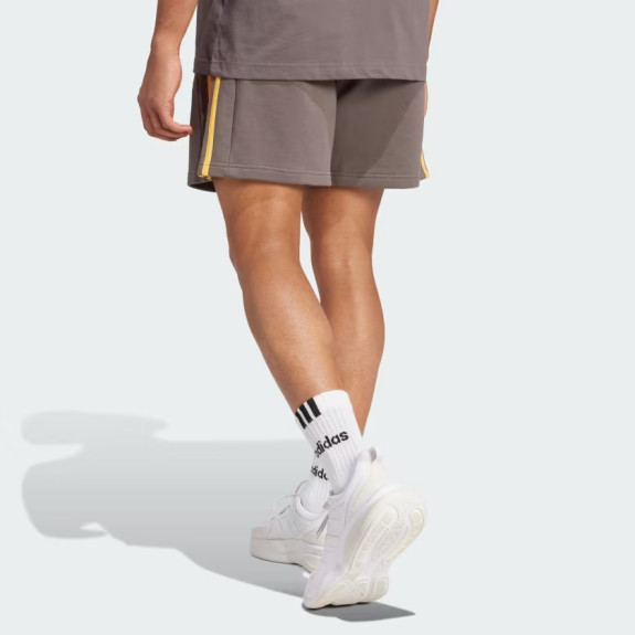 ESSENTIALS FRENCH TERRY 3-STRIPES SHORTS