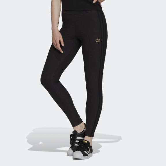 COMFY TIGHTS IN SINGLE JERSEY WITH METALLIC TREFOIL BADGE