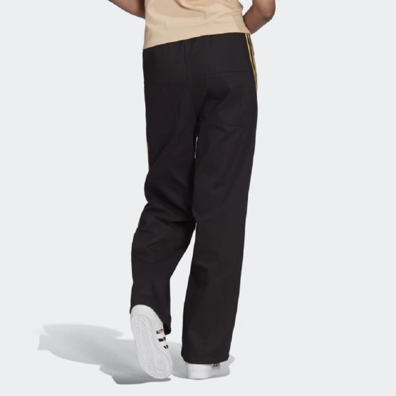 CUFFED PANTS WITH GOLDEN STRIPES AND DRAWCORD DETAIL