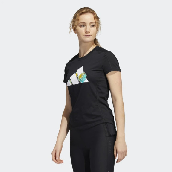 AEROREADY FLOWER GRAPHIC RUNNING TEE