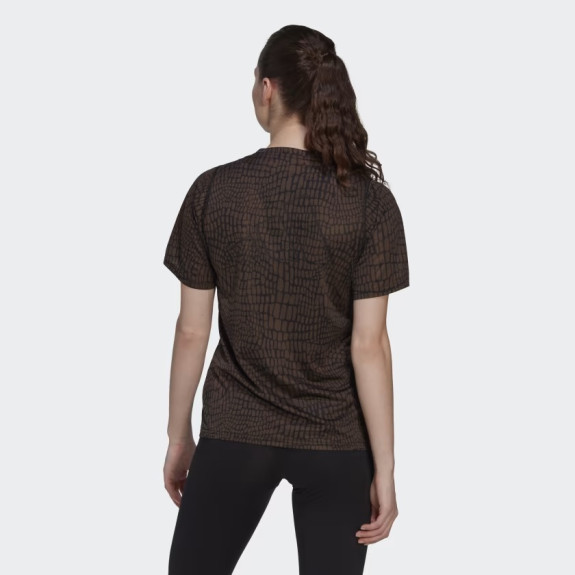 RUN ICONS CROCODILE PRINT RUNNING TEE