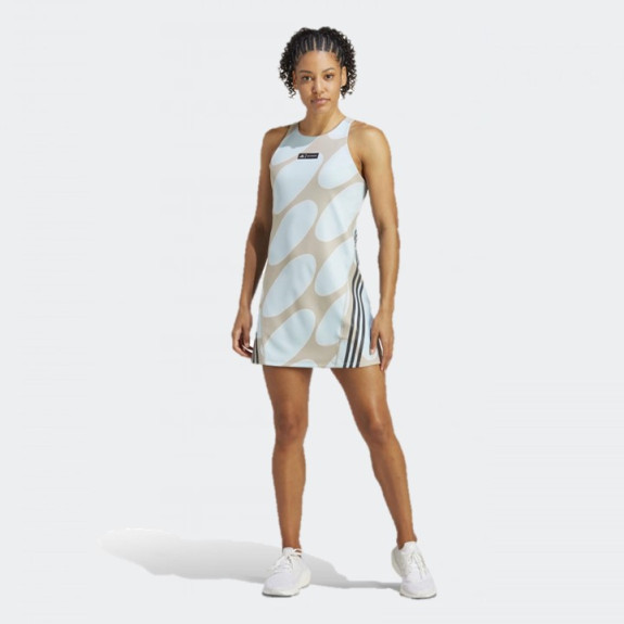 X MARIMEKKO RUN ICONS 3-STRIPES SUMMER DRESS