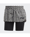 X MARIMEKKO RUN ICONS 3 BAR LOGO 2-IN-1 RUNNING SHORTS