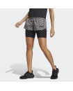 X MARIMEKKO RUN ICONS 3 BAR LOGO 2-IN-1 RUNNING SHORTS