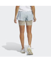 X MARIMEKKO RUN ICONS 3 BAR LOGO 2-IN-1 RUNNING SHORTS