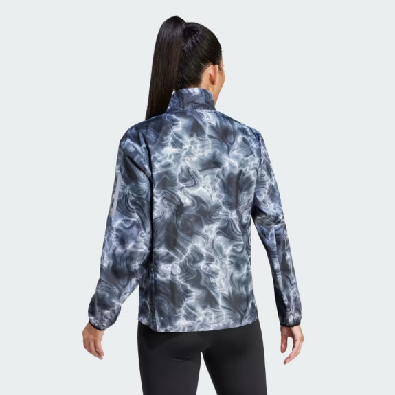 OWN THE RUN ALLOVER PRINT RUNNING WINDBREAKER