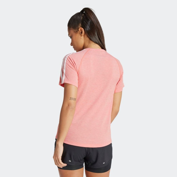 OWN THE RUN 3-STRIPES TEE