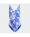 FLORAL 3-STRIPES SWIMSUIT