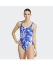 FLORAL 3-STRIPES SWIMSUIT