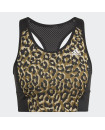 AEROREADY DESIGNED 2 MOVE LEOPARD PRINT BRA TOP