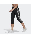 DESIGNED TO MOVE HIGH-RISE 3-STRIPES 3/4 SPORT TIGHTS