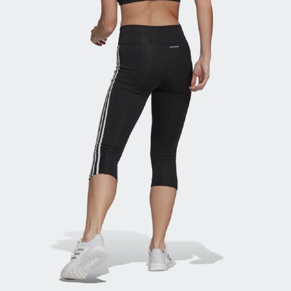 DESIGNED TO MOVE HIGH-RISE 3-STRIPES 3/4 SPORT TIGHTS