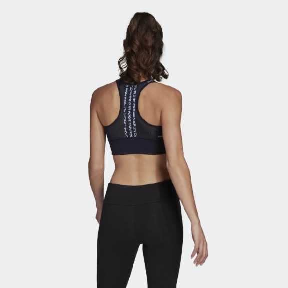 FARM RIO AEROREADY 3-STRIPES PRINT SPORTS CROP TOP