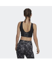 AEROREADY DESIGNED TO MOVE ZEBRA-PRINT CROP TOP