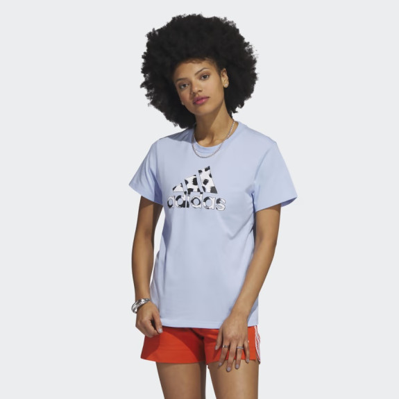 ANIMAL PRINT BADGE OF SPORT TEE