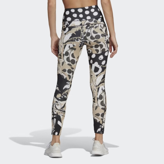 FARM PRINT FEEL BRILLIANT AEROREADY HIGH-WAISTED 7/8 TIGHTS