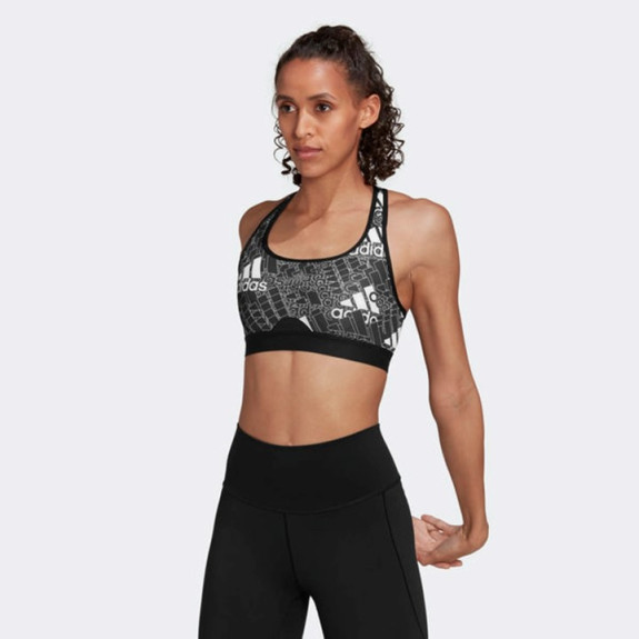 POWERREACT TRAINING MEDIUM-SUPPORT ALLOVER PRINT BRA