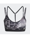 YOGA ESSENTIALS STUDIO LIGHT-SUPPORT ALLOVER PRINT BRA