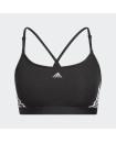 AEROREACT TRAINING LIGHT-SUPPORT 3-STRIPES BRA