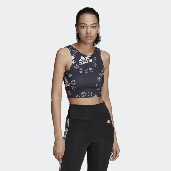 DESIGNED TO MOVE GRAPHIC CROP TOP