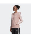 ESSENTIALS SINGLE JERSEY 3-STRIPES FULL-ZIP HOODIE